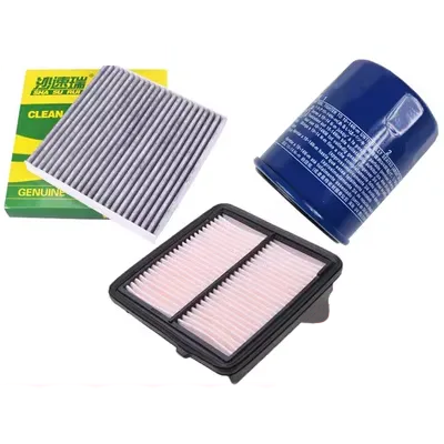 lọc gió điều hòa ô tô có giặt được không Thích ứng với 08-12 mới Fit 09-14 Fengfan 1.5 lưới lọc dầu điều hòa không khí ba bộ lọc lọc gió điều hòa kia carens lọc gió điều hòa ô tô