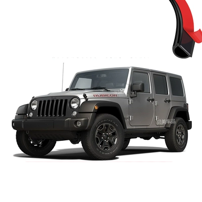 CỬA NÓC Dải dán cách âm đặc biệt JEEP Wrangler Sahara / Rubicon được thêm vào sửa đổi chống bụi trang trí toàn bộ xe CỐP HẬU CÁNH CỬA SAU