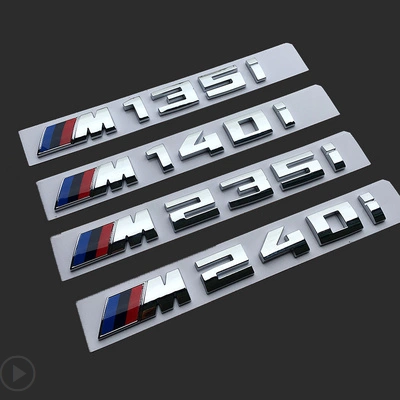 biểu tượng xe ô tô BMW M540I M550I M740LI M750LI M760LI Nhãn sửa đổi sửa đổi Landmark Landmark tem dán xe ô tô màu đỏ decal xe hơi