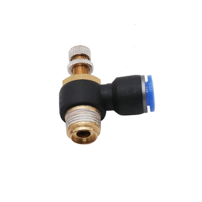 Súng xịt hơi Nhật Bản Điều chỉnh khí nén SL6-01 van tiết lưu SL8-02 đầu nối ống nội khí quản SL4-M5 điều chỉnh SL10-03/SL12-04 Vòi xịt hơi Nhật