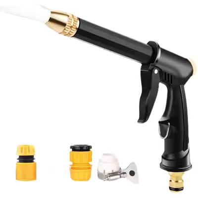 Súng nước rửa xe áp lực cao, máy rửa sàn mạnh mẽ trong gia đình, tạo tác xe cói, dụng cụ tưới hoa, vòi phun nước đa chức năng súng rửa xe cao áp súng xịt rửa xe áp lực cao