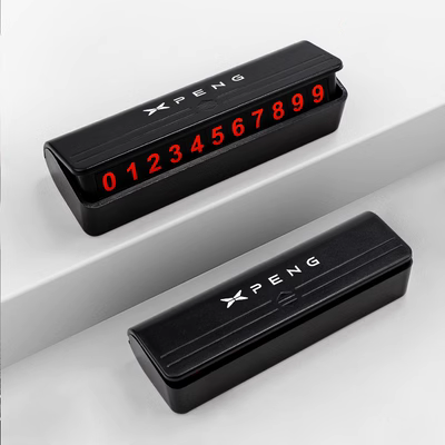 Xiaopeng Motors P7 P5 G3 đỗ xe tạm thời biển số ô tô di chuyển biển số thẻ chuyển điện thoại sửa đổi nội thất miếng lót ghế gỗ