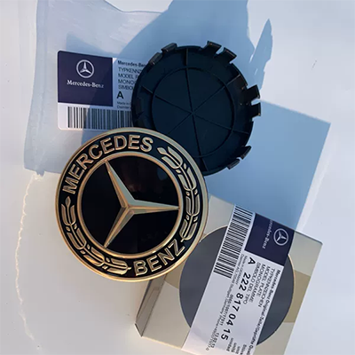 decal oto Mercedes -Benz C180 C200 E300 S350 E260 ML350 GLK Wheel Cover Center Center Vech dán decal xe oto các loại logo xe ô tô