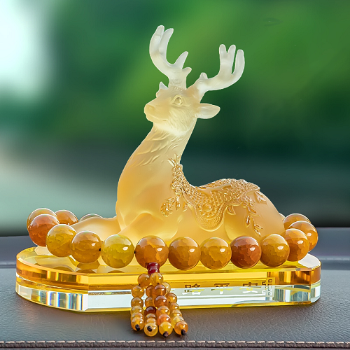 nước hoa ô tô xe hơi cao cấp chính hãng Tượng hươu trang trí taplo ô tô có đế thêm nước hoa nước hoa ô tô tinh dầu sả chanh treo xe ô tô