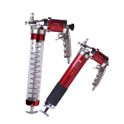 Súng mỡ khí nén liên tục áp suất cao súng mỡ khí nén liên tục 600cc bình chứa dầu máy nén khí có bình lấy dầu xăng hướng bơm mỡ ô tô mỡ bơm máy xúc
