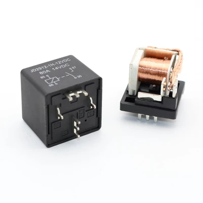 Rơle ô tô dòng điện cao 12V24V80A 4 chân thường mở PCB bảng mạch hàn pin bảng mạch rơle ký hiệu rơ le thời gian rơle nhiệt