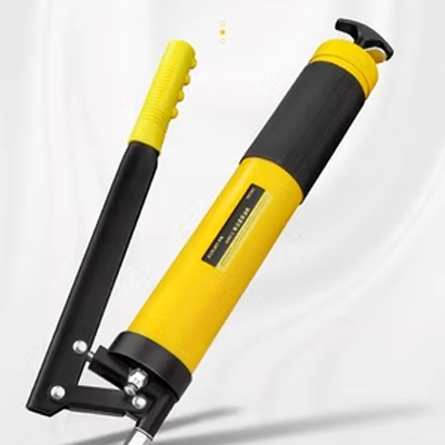 Súng bắn bơ thủ công, tạo tác bơ áp suất cao và tiết kiệm nhân công, máy tra dầu nhỏ trong suốt dành cho máy đào bơm mỡ bằng tay bơm mỡ điện 24v