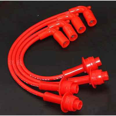 dây cao áp bugi Thích hợp cho Jinbei Zhongshun Jinlong 491QME Euro III 4Y động cơ ô tô Kaizhi xi lanh áp suất cao đánh lửa sửa đổi phụ kiện dây rửa xe lõi thép dây cao áp