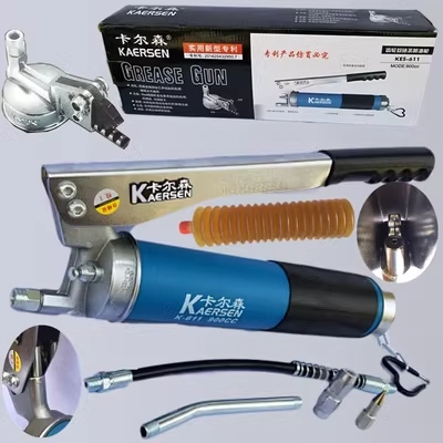 súng bơm mỡ bằng hơi Súng bắn bơ loại dây kéo, súng đặc biệt ném bom bơ loại xích, máy đào áp suất đơn và đôi áp suất cao, gắp bơ dụng cụ bơm mỡ bò bằng tay đầu nối bơm mỡ