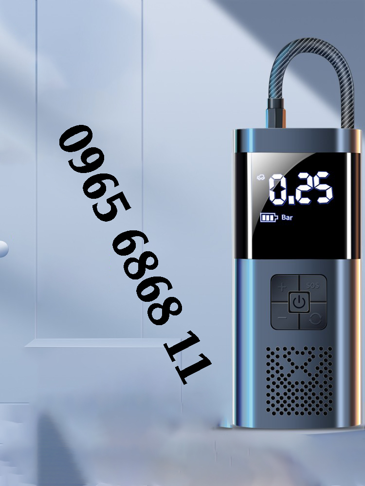 Máy bơm lốp ô tô không dây Caster cho xe hơi xe điện xe máy máy bơm hơi ô tô cầm tay công suất cao bơm steelmate