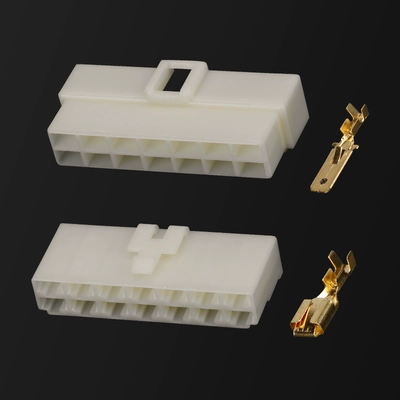 Đầu nối phụ tùng ô tô ABS cắm đầu nối 6.3 1P2P3P4P6P8P9P14 lỗ vỏ lõi nam và nữ hoàn chỉnh đầu nối dây điện đầu cos nối thẳng
