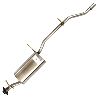 ống xả ô tô nổ lụp bụp Thích hợp cho bộ giảm âm xe ô tô bằng kim cương vàng Dongfeng Xiaokang 3u phần sau bằng thép không gỉ cấu tạo ống xả giảm thanh ống pô