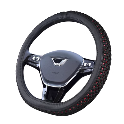 Bọc vô lăng ô tô Volkswagen Jetta VA3 VS5 VS7 chống trơn trượt thoáng khí thấm hút mồ hôi Bọc tay lái phổ thông bốn mùa rotuyn ô tô vị trí bình dầu trợ lực lái
