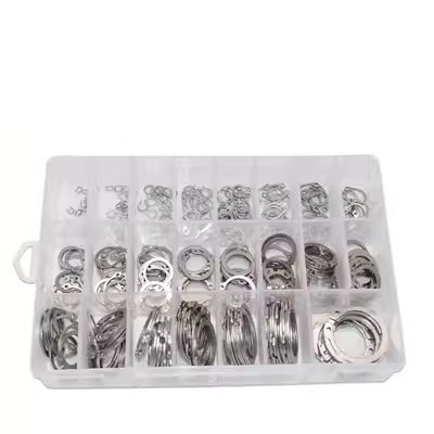 304 Vòng giữ trục đóng hộp Vòng tròn đàn hồi kiểu C Vòng tròn đàn hồi máy nén trục vít máy nén trục vít