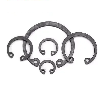 Mangan thép mangan lỗ bằng thép mangan với vòng giữ vòng tròn vòng tròn bên trong vòng giữ lại kiểu C Lỗ vòng thẻ lỗ vòng giữ đàn hồi Φ8-Φ100 khi nào thay dây curoa xe ô to bình dầu trợ lực innova