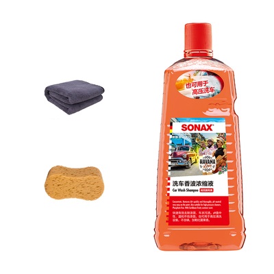 dung dịch vệ sinh xe máy Dung dịch rửa xe sonax đậm đặc an toàn cho sơn xe và da tay nước rửa phun bọt tuyết hương hoa quả nước rửa sumo