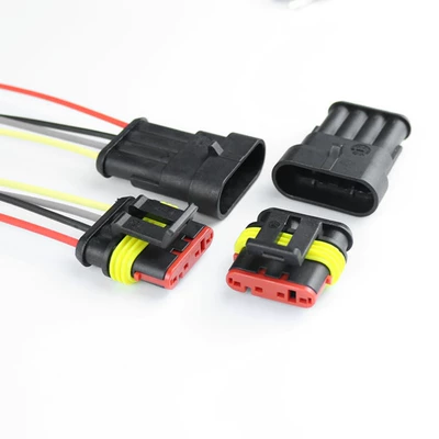 Đầu nối chống nước ô tô DJ7041-1.5-11/21 282088-1 nam và nữ kết nối 282106-1 đầu cos nối thẳng đầu cos nối dây điện