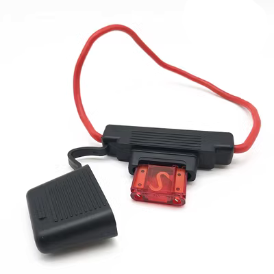 Động cơ lớn lớn -Scale Kết luận hộp Nylon Kháng Nylon Nylon Chèn cao cấp Bảo hiểm LỚN 60A80A tác dụng của cầu chì cầu chì ống thủy tinh