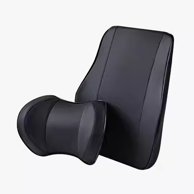 Gối ô tô -Care cổ gối xe cho ô tô Ghế ngồi ghế eo gối Bộ nhớ cotton Bốn mùa Một cặp đệm gối gối tựa lưng ô tô gối tựa đầu ô tô cao su non