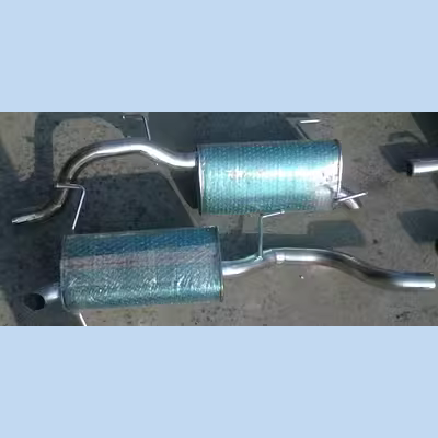 Bộ giảm âm ô tô Fiat Palio phần phía sau hoàn toàn bằng thép không gỉ | ống xả dày cấu tạo ống giảm thanh ô tô vệ sinh ống xả ô tô