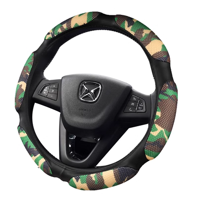 Bọc vô lăng ô tô phù hợp với Jiangling Yusheng S330 S350 E100 Bọc tay lái hổ miền Baodian bốn mùa phổ thông dây curoa ô tô thước lái kia morning 2016