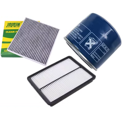 Thích ứng với các phụ kiện bảo dưỡng lưới lọc không khí bộ ba bộ lọc Shengda 2.0T 2.4L mới thay lọc gió điều hòa ô tô cách vệ sinh lọc gió điều hòa ô tô