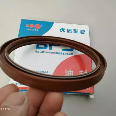 Phốt dầu phía sau trục khuỷu Yuchai 6108/6112 122 * 141 * 13.2 Phốt dầu vua cao su flo kết hợp đôi phớt chắn dầu nok phớt chắn dầu skf