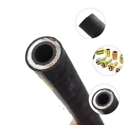 đĩa phanh Ống dẫn dầu áp suất cao ống cao su ống nhiệt độ cao dây bện lắp ráp ống dầu thủy lực có ren ống máy xúc má phanh sau trống phanh