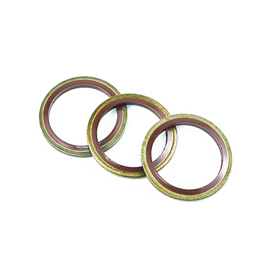 phớt piston Cao su flo màu nâu kết hợp miếng đệm cao su flo vòng đệm cao su kết hợp miếng đệm kết hợp miếng đệm chịu dầu chịu mài mòn nửa gói miếng đệm kết hợp nửa gói phớt máy rửa xe cao áp kích thước phớt chắn dầu