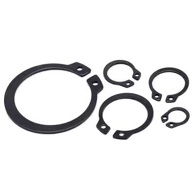 bố thắng xe Trục vòng tròn loại C bằng thép mangan 65 có vòng chắn vòng ngoài Trục GB894 có vòng giữ đàn hồi M3-M40 bình nén khí sửa bơm abs