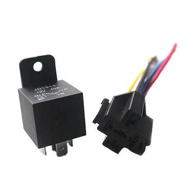 rơ le nhiệt 3 pha Rơle ô tô 12V24V40A Sửa đổi dòng hệ thống định vị GPS với tất cả các chân đồng 4 chân 5 chân có ổ cắm rơ le nhiệt độ rơ le nhiệt 3 pha