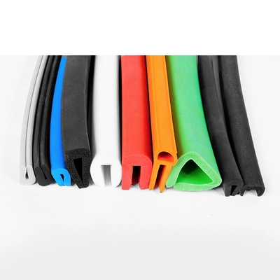 Bọt silicon hình chữ U chịu nhiệt độ cao cạnh trắng cao su EPDM tấm thép không gỉ tấm thép không gỉ tủ công nghiệp dải chống va chạm CỬA NÓC GIOĂNG CÁNH CỬA