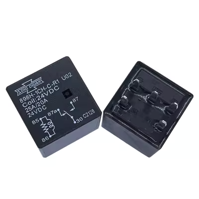 Rơle ô tô Songchuan 898H-1CH-C-R1 U02 24V12V công suất cao 25A50A loại chuyển đổi 5 chân ro le nhiet rơ le thời gian 24h