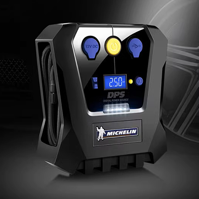 Máy bơm hơi ô tô Michelin ô tô xách tay ô tô bơm xăng điện hộ gia đình nhỏ bơm ô tô 2 xi lanh bơm lốp oto