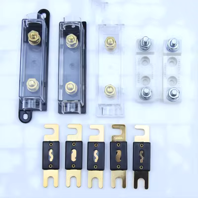 Giá đỡ cầu chì bu lông xe nâng phẳng xe lớn 60A80A100A150A200A250A350A cầu chì schneider cầu chì