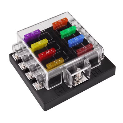 Cầu chì ô tô ghế hộp RV du thuyền sửa đổi cầu chì tám hướng ghế lắp ráp mạch bảo vệ thiết bị bảo hiểm dòng cau chì cầu chì 30a