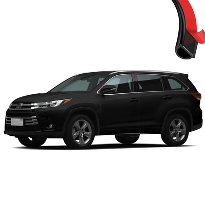 CÁNH CỬA TRƯỚC Thích hợp cho xe Toyota Highlander sửa đổi dải niêm phong đặc biệt cửa dải cách âm dải trang trí toàn bộ xe dải chống bụi Ổ KHÓA NGẬM CÁNH CỬA CÁNH CỬA SAU