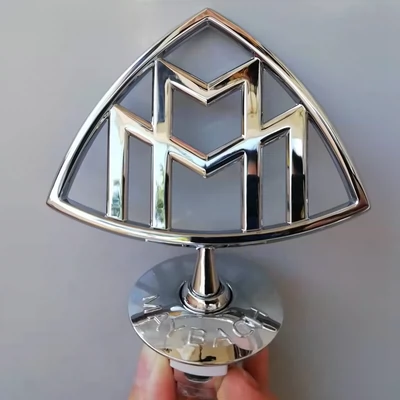 lô gô các hãng xe oto Mercedes -Benz Maybach Car Logo S480 S450 Logo GLS480 GLS600 Nhãn nhãn dọc gốc biểu tượng xe ô tô tem dán sườn xe ô to 7 chỗ