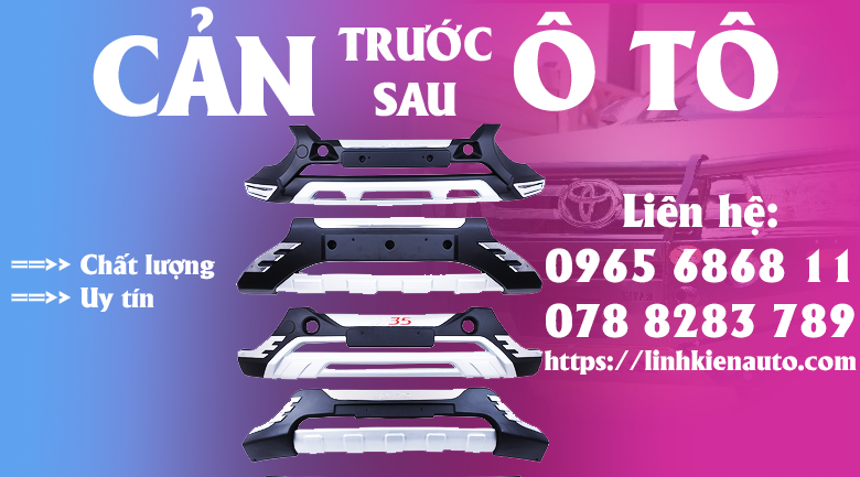 Tầm quan trọng của cản trước và cản sau xe ô tô