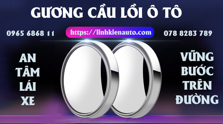 Tại sao nên sử dụng gương cầu lồi cho gương chiếu hậu ô tô