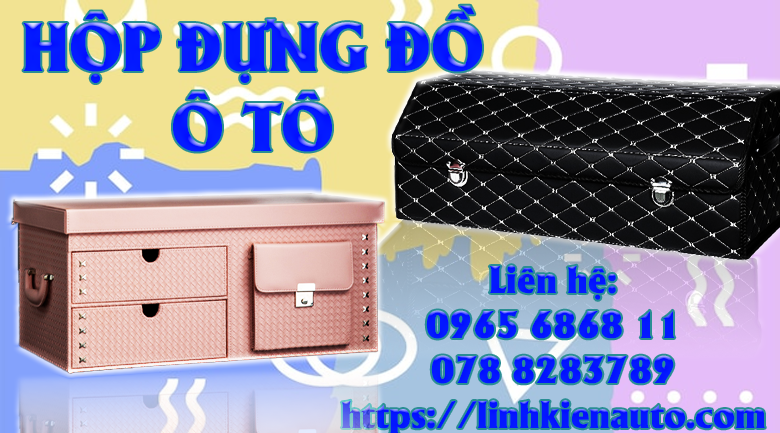 Giới thiệu 2 hộp đựng đồ ô tô nhỏ gọn đa năng tiện lợi