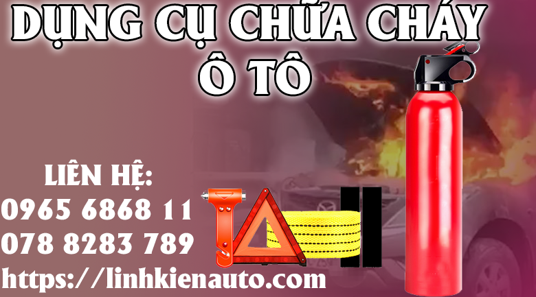 Có nên sử dụng bình chữa cháy cho ô tô?