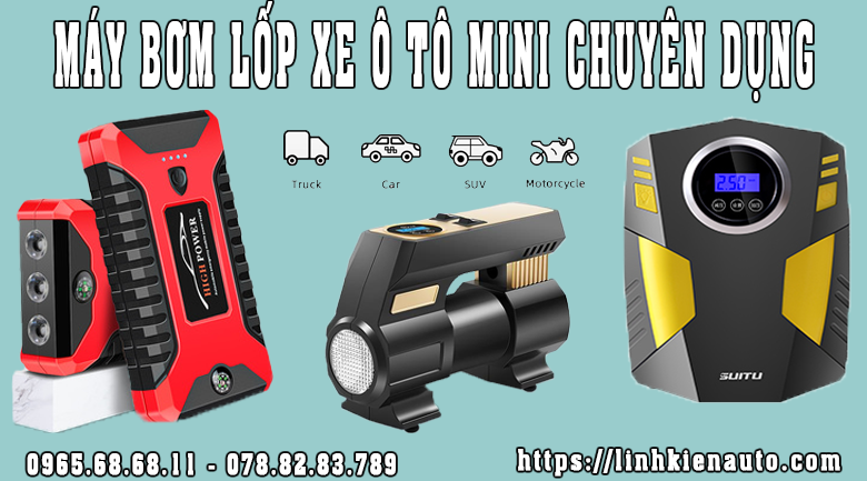 Kinh nghiệm mua và sử dụng chọn bơm lớp ô tô mini